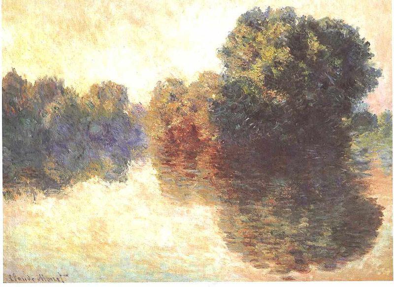Claude Monet The Seine at Giverny Spain oil painting art